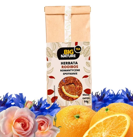 Herbata ROOIBOS ROMANTYCZNE SPOTKANIE 50g