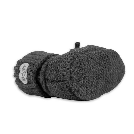 Lodger Buciki niechodki z wełny merino 100% grafitowe Pigeon 6-12 m