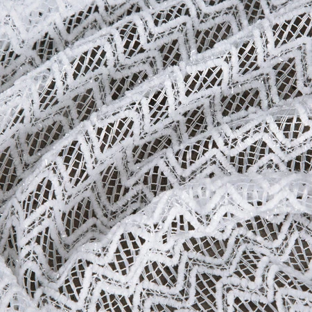 FIRANA GOTOWA CINDY 140 X 250 CM BIAŁY