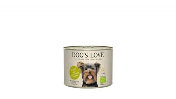 Zestaw 10x DOG'S LOVE BIO Huhn - kurczak ekologiczny z kaszą gryczaną, selerem i bazylią (200g)