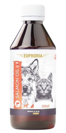 BIOFEED EUPHORIA Olej z łososia dla psa i kota Salmon Oil 250 ml