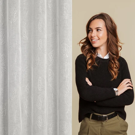 ZASŁONA GOTOWA LORI 140 X 250 CM BIAŁY