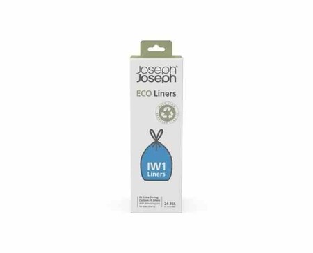 JJ - Worki na śmieci 20 sztuk, 24-36l, szare