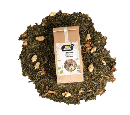 Big Nature Herbata Zielona Rodzinna 100 g