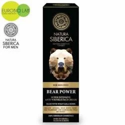 Intensywny krem przeciwzmarszczkowy do twarzy - NIEDZWIEDZIA SIŁA - dla prawdziwych mężczyzn - Natura Siberica MEN