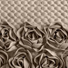 Narzuta CERAMIKA ROSES 170 X 210 CM CIEMNOBEŻOWY