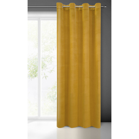 ZASŁONA GOTOWA MILO 140 X 250 CM MUSZTARDOWY
