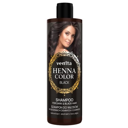 Henna Color Black szampon do włosów w odcieniach ciemnych i czarnych 300ml