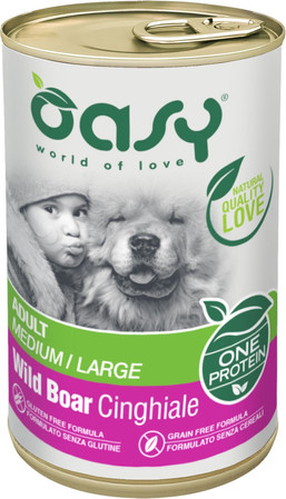 OASY Dog OAP Adult Medium / Large Wild Boar Dzik 400g