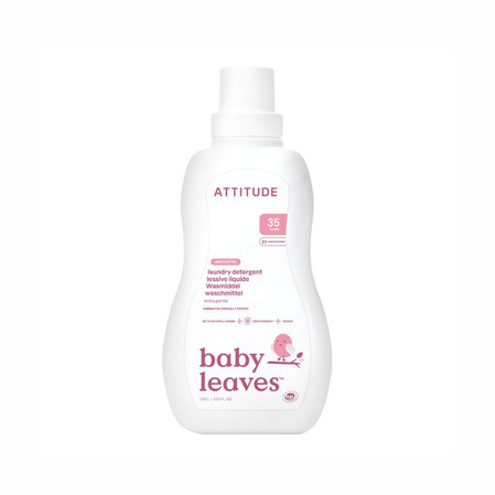 Attitude BABY LEAVES™, Bezzapachowy płyn do prania ubranek dziecięcych, 1050 ml