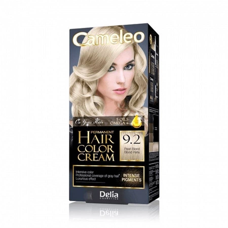 Omega Permanent Hair Color Cream trwale koloryzująca farba do włosów 9.2 Pearl Blond