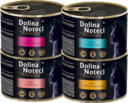 DOLINA NOTECI PREMIUM Kot Filet z Łososia 185g
