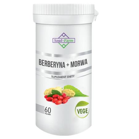 Soul Farm Premium Berberyna + Morwa 60 kaps.