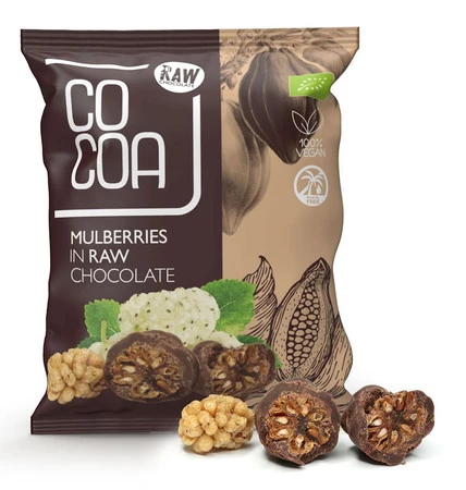 MORWY TURECKIE W SUROWEJ CZEKOLADZIE BIO 70 g - COCOA