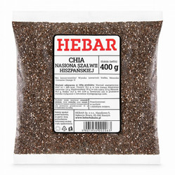 Hebar Chia - Nasiona szałwii hiszpańskiej 400 g