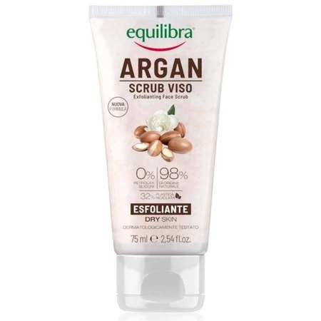 Equilibra - Arganowy peeling do twarzy - 75 ml