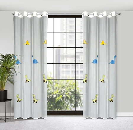 FIRANA GOTOWA DINO 140 X 250 CM BIAŁY