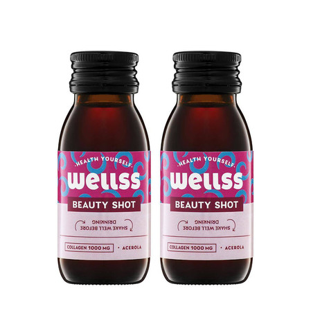 Zestaw: 2x Wellss Shot Beauty 60 ml