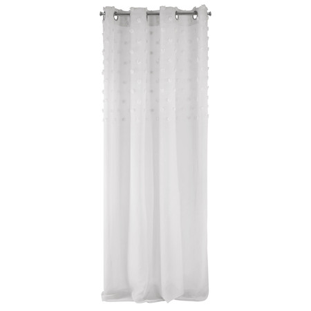 ZASŁONA GOTOWA D91 STELLA 140 X 250 CM SREBRNY