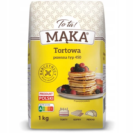 Zestaw 3x ToTa! Mąka pszenna tortowa typ 450 1 kg