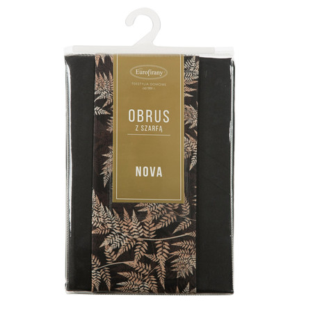 OBRUS ANITA 1 140 X 220 CM CZARNY