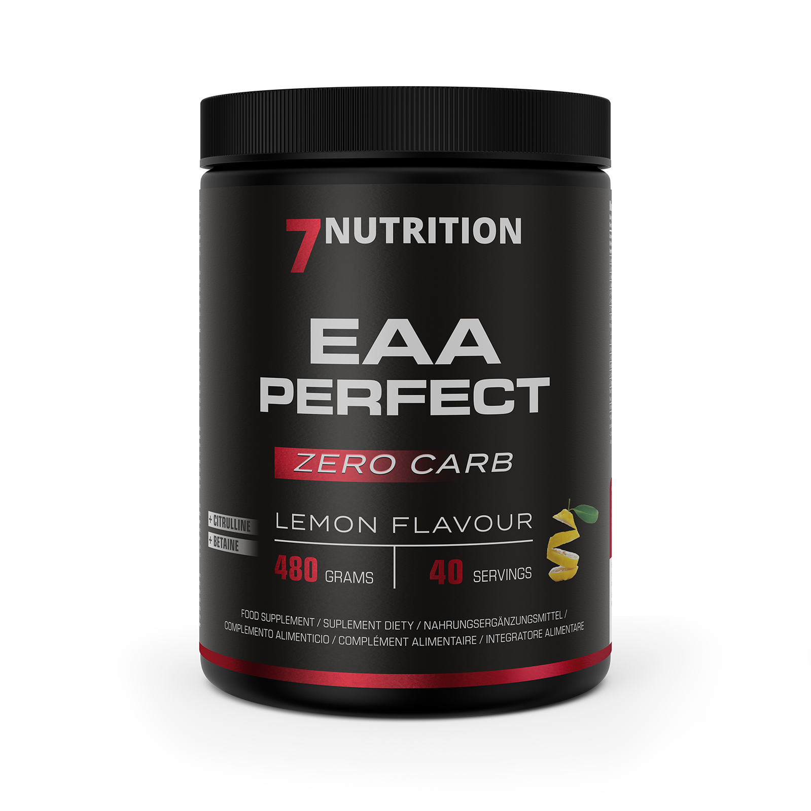 7NUTRITION EAA PERFECT Aminokwasy 480g smak lemon