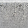 Firana gotowa z świąteczną obszywką rozm.: 140 x 250 cm, kolor: biały
