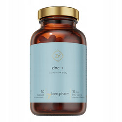 MyBestPharm Zinc+ 30 kapsułek KRÓTKA DATA 2026-08-30