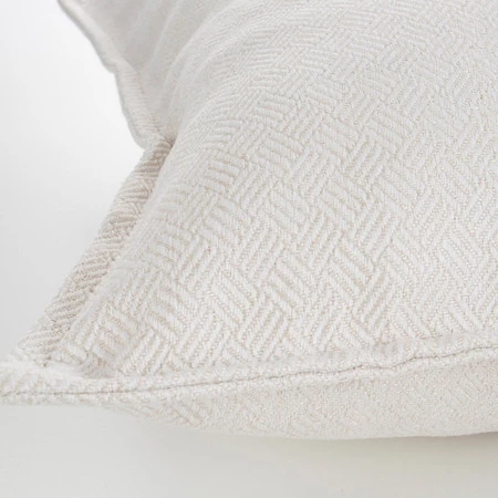 Poszewka dekoracyjna kremowa LUNA/ 45X45