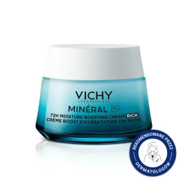 Vichy Mineral 89 krem nawilżająco - odbudowujący 100H bogaty 50ml