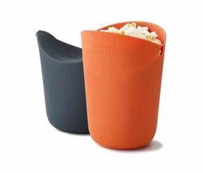JJ - Zestaw 2 pojemników do popcornu w mikrofali M