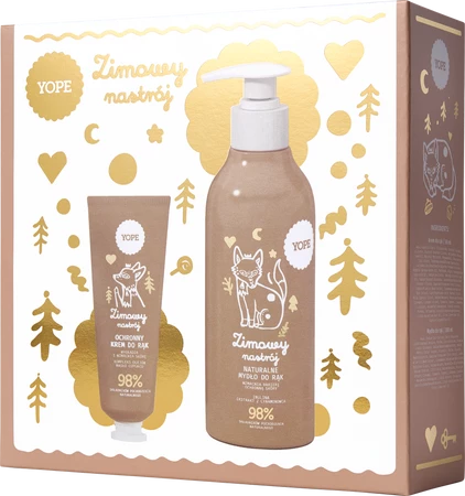Yope Xmas Zestaw Zimowy Nastrój Mydło 300ml+Krem do rak 50ml