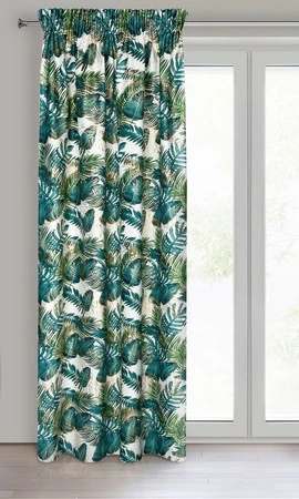 ZASŁONA GOTOWA DAVOS NA TAŚMIE 140 X 270 CM BIAŁY