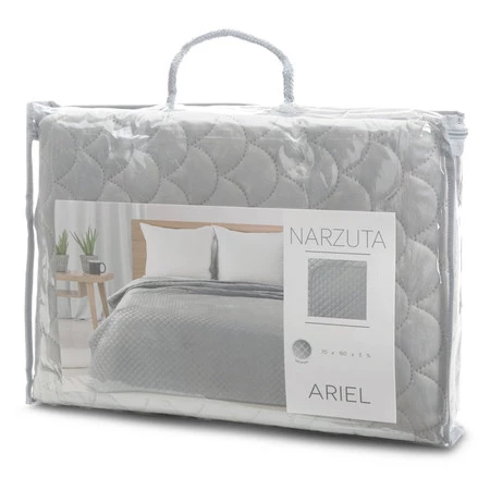 NARZUTA ARIEL 170 X 210 CM SREBRNY