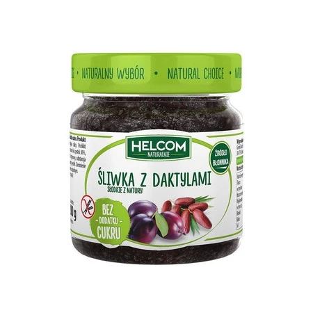 Helcom - Śliwka z daktylami bez cukru - 200 g