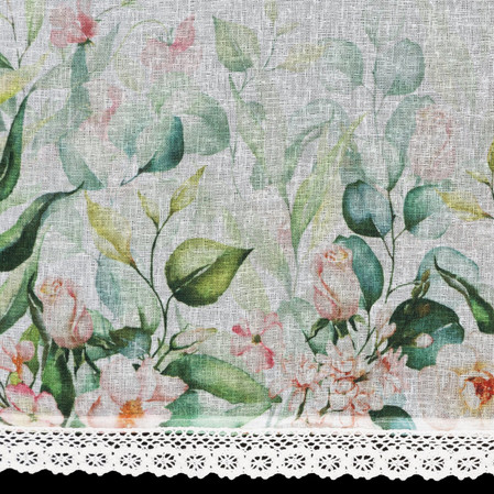 Firana gotowa Estera na Taśmie 150 x 30 cm, Biały