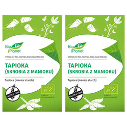 Zestaw 2x Bio Planet − Tapioka, skrobia z manioku bezglutenowa BIO − 800 g