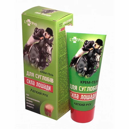 LEKOPRO Końska siła krem-żel lekkość ruchu Glukozamina i Chondroityna 75ml (Ukraina)