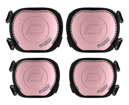 SCOOTANDRIDE Zestaw ochraniaczy dla dzieci XXS Rose