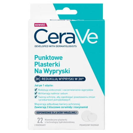 Cerave Punktowe plasterki na wypryski 22szt