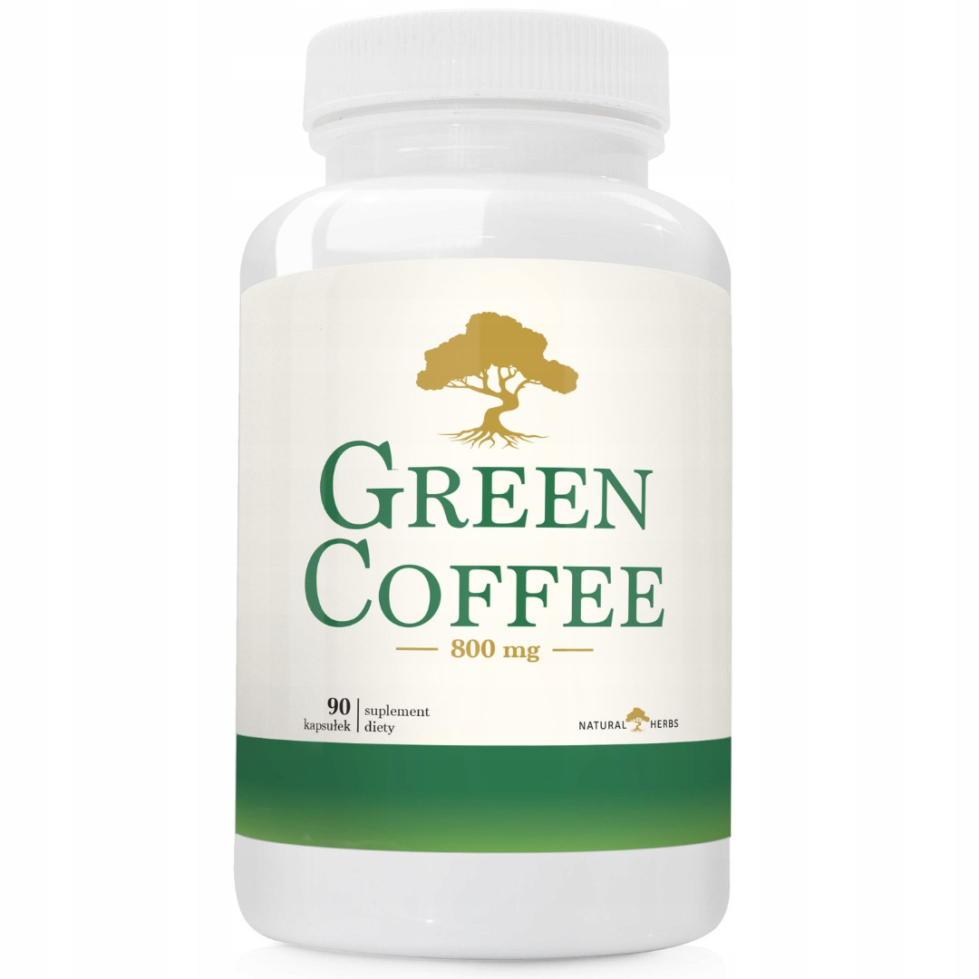 Natural Herbs green Coffee 800Mg 90 kaps. - Nabea.pl