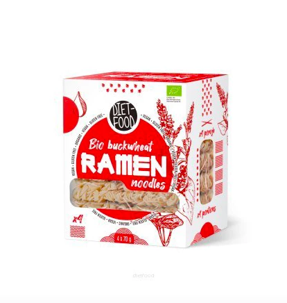 Diet Food − Makaron gryczany ramen bezglutenowy BIO − 280 g