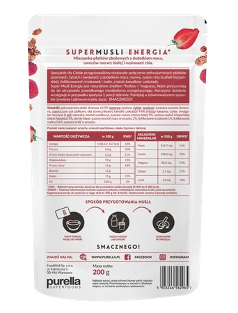 Purella Superfoods SuperMusli Energia 200g