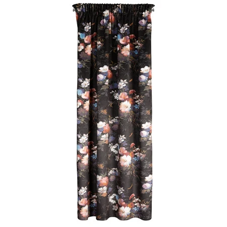 ZASŁONA GOTOWA KAREN NA TAŚMIE 140 X 270 CM CZARNY