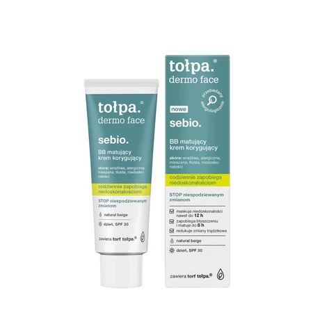 Tołpa dermo face- BB matujący krem korygujący 40ml