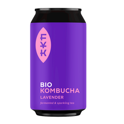 FOREVER YOUNG KOMBUCHA KOMBUCHA HERBATA ZIELONA Z LAWENDĄ BEZGLUTENOWA BIO 330 ml