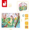 Janod Puzzle w walizce Matka natura 200 elementów 7+ Made in France