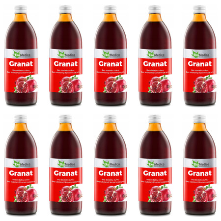 Zestaw 10x EkaMedica Granat 1l