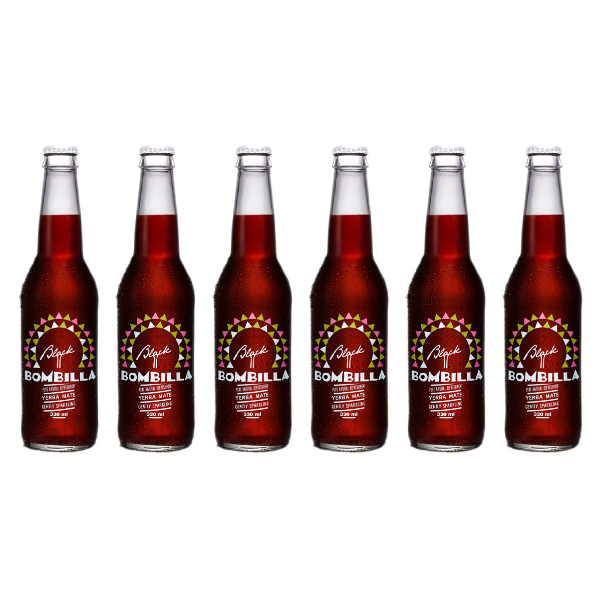Zestaw 6x Bombilla Yerba Mate Black 330 ml - Nabea.pl