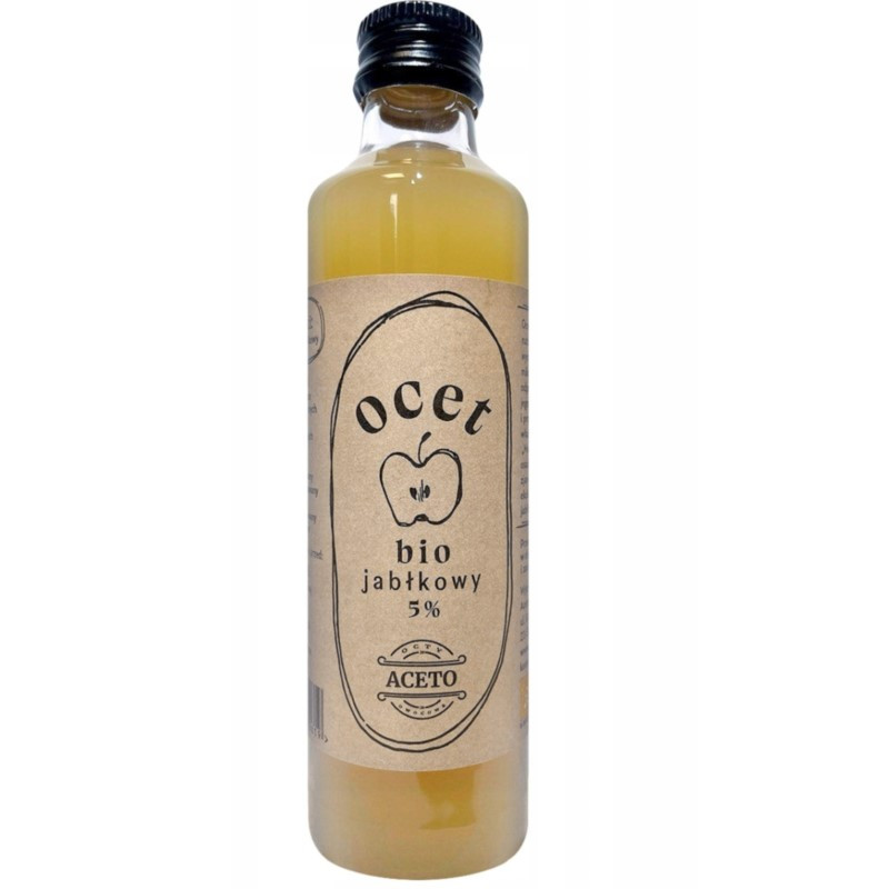 ACETO Ocet jabłkowy 5% BIO 250ml - Nabea.pl